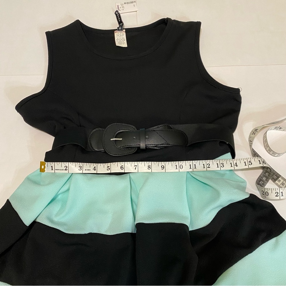 Stylish Black and Blue Women’s Dress - Picture 7 of 9